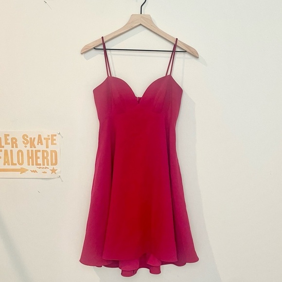 NWT Black Halo McAdam Dress Hot Pink With Pockets New - Picture 3 of 12